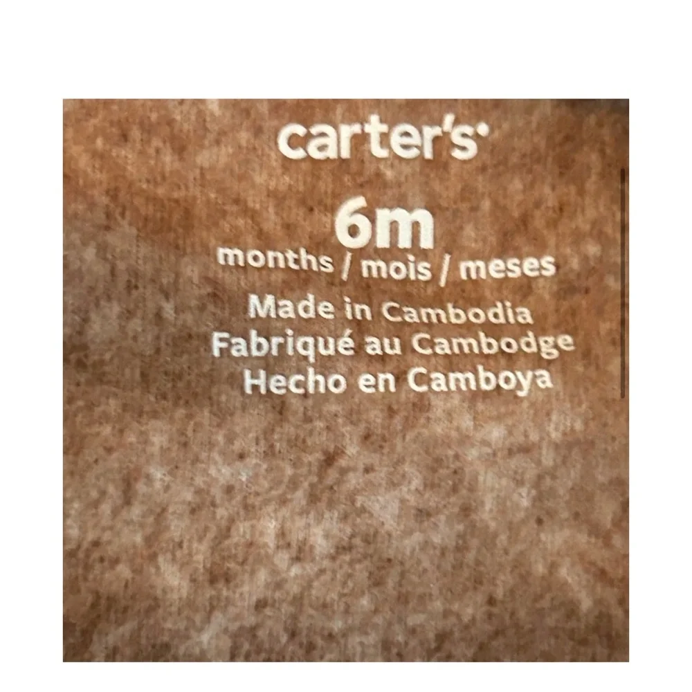 🇺🇸❄️👍GUC CARTER’S | 6m | Unisex Baby Warm Sleeper - Pyjama w Football 🏈 - Picture 5 of 11